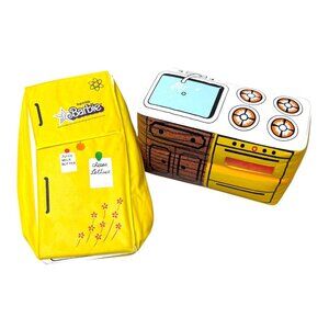 Vintage Puff N’ Play Kitchen Set For Barbie Dream House 2 Pieces READ